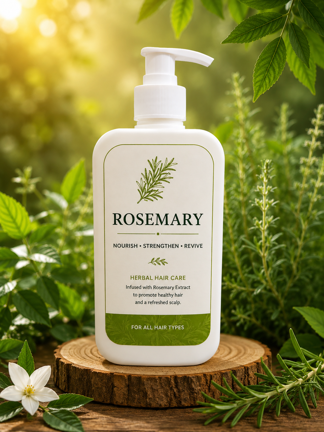 Hair Care Bundle 1 Magic oil + 1 rosemary Shampoo + 1 rosemary Conditioner + 1 hair serum
