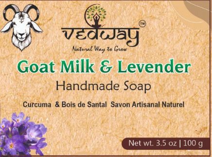 Vedway Goat Milk & Lavender Handmade Soap
