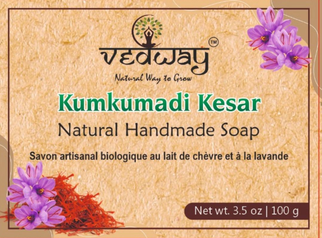 Vedway Kumkumadi Kesar Handmade Soap