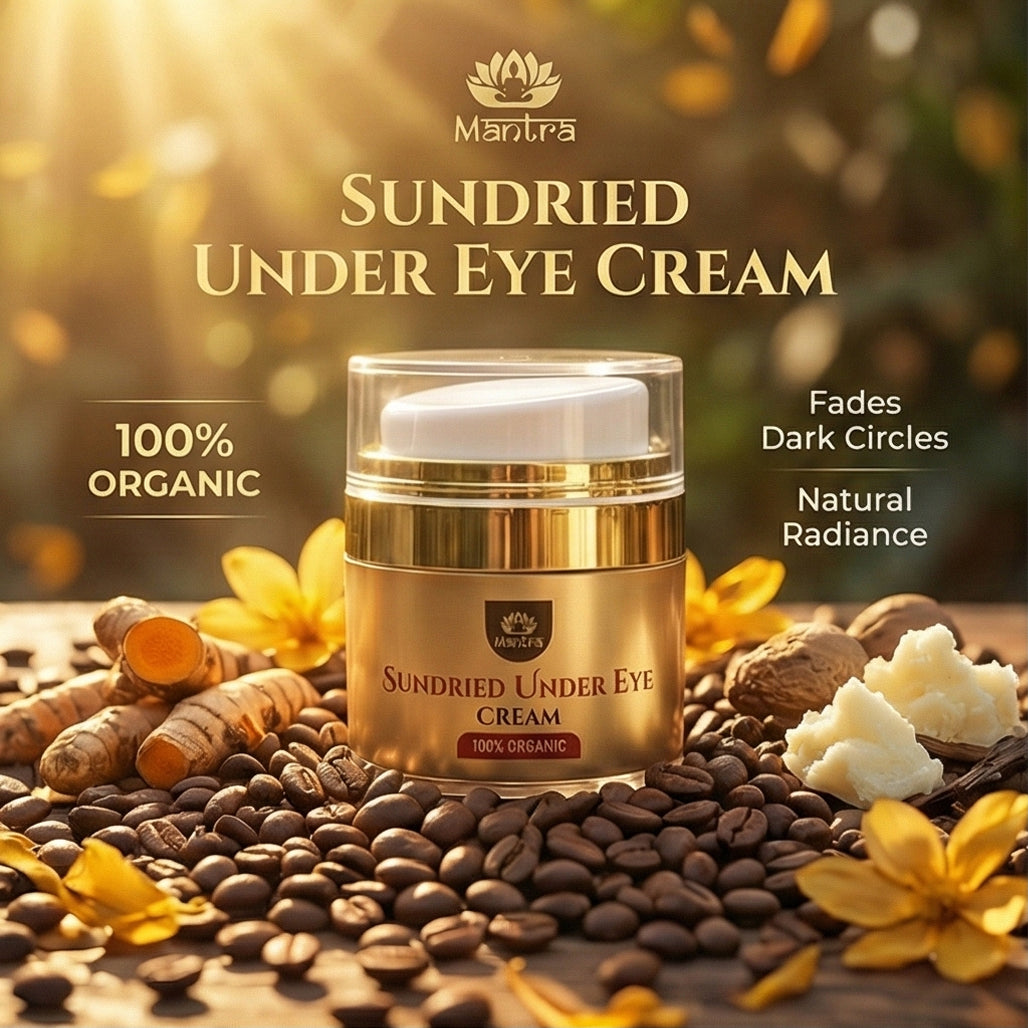 Mantra Sundried Dark Circles Under Eye Cream - Brightening & Anti-Aging Treatment