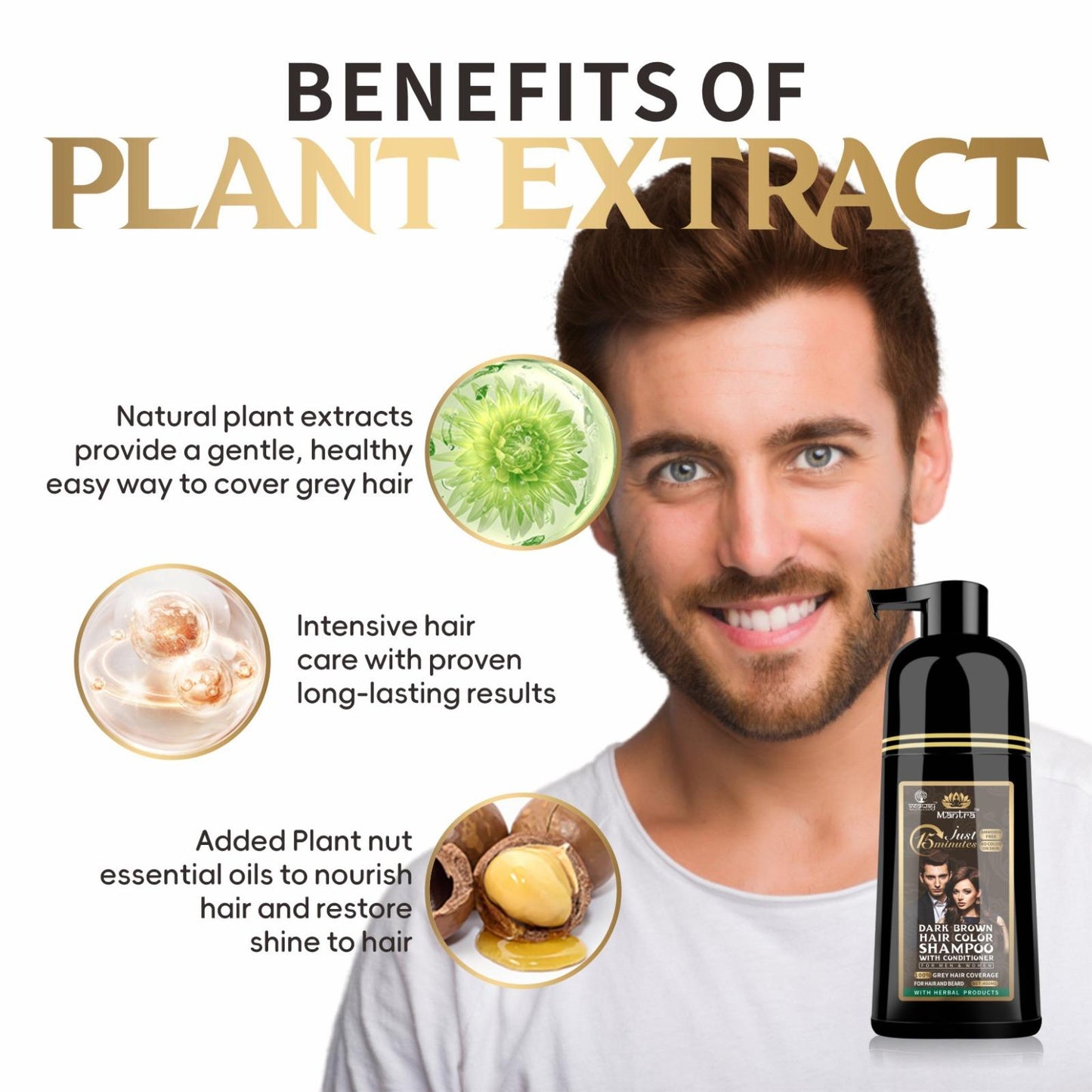 Mantra Rosemary Dark Brown Shampoo