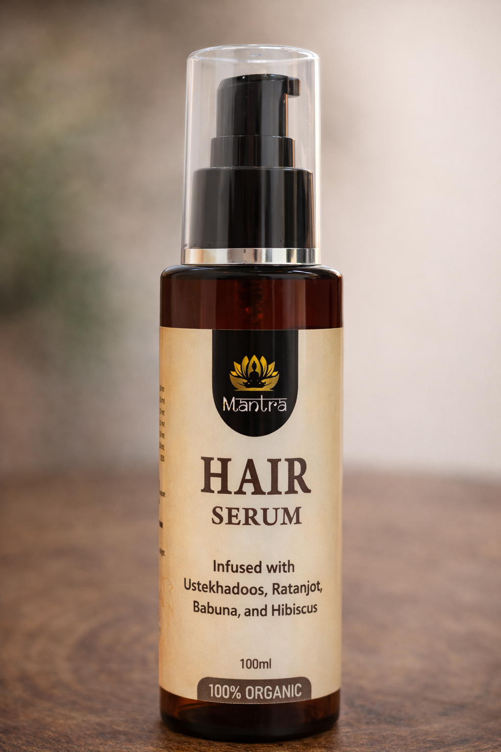 Mantra 100% Organic Hair Serum – Strength, Shine & Hair Growth Care (100ml)