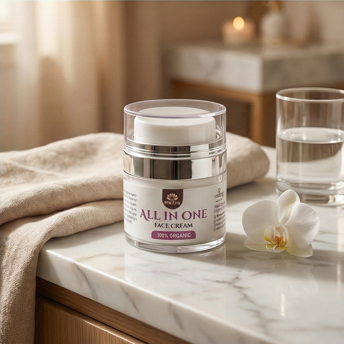 Complete Skincare Combo - Face Serum + Under Eye Cream + All-in-One Face Cream