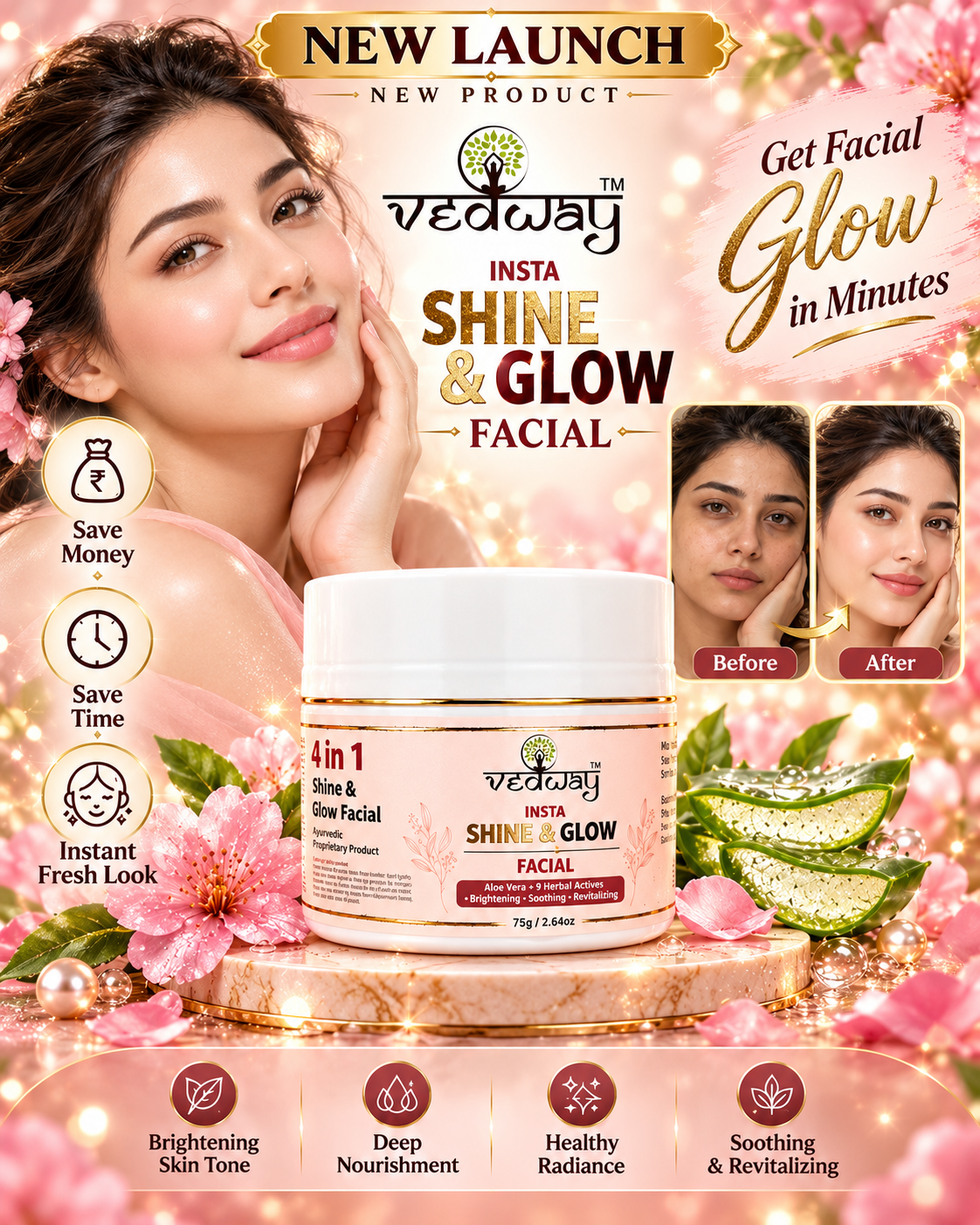 Insta Shine & Glow Facial Cream
