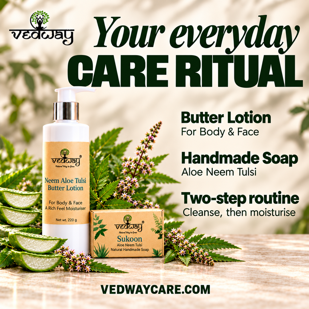 Neem Tulsi Complete Care Bundle - 2 Lotions + 5 Soaps