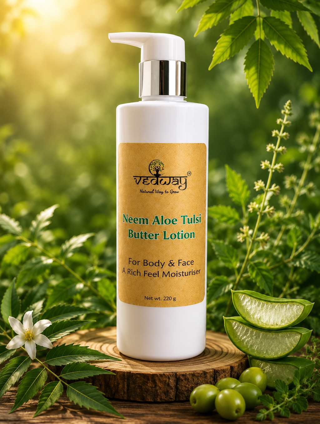 Neem Tulsi Complete Care Bundle - 2 Lotions + 5 Soaps