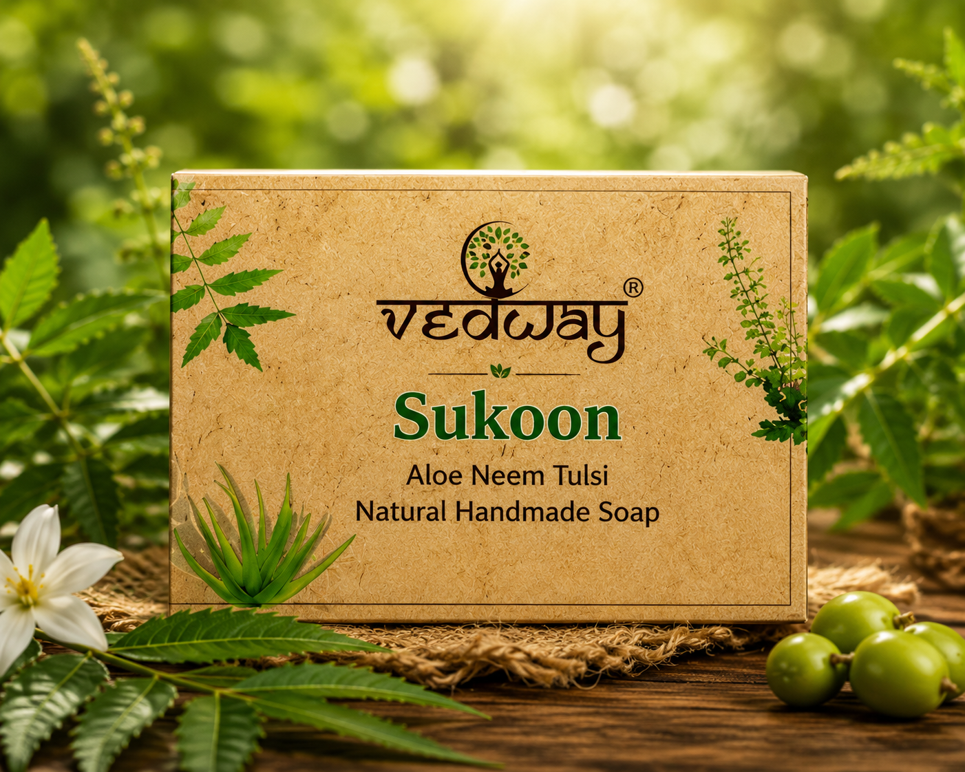 Neem Tulsi Complete Care Bundle - 2 Lotions + 5 Soaps