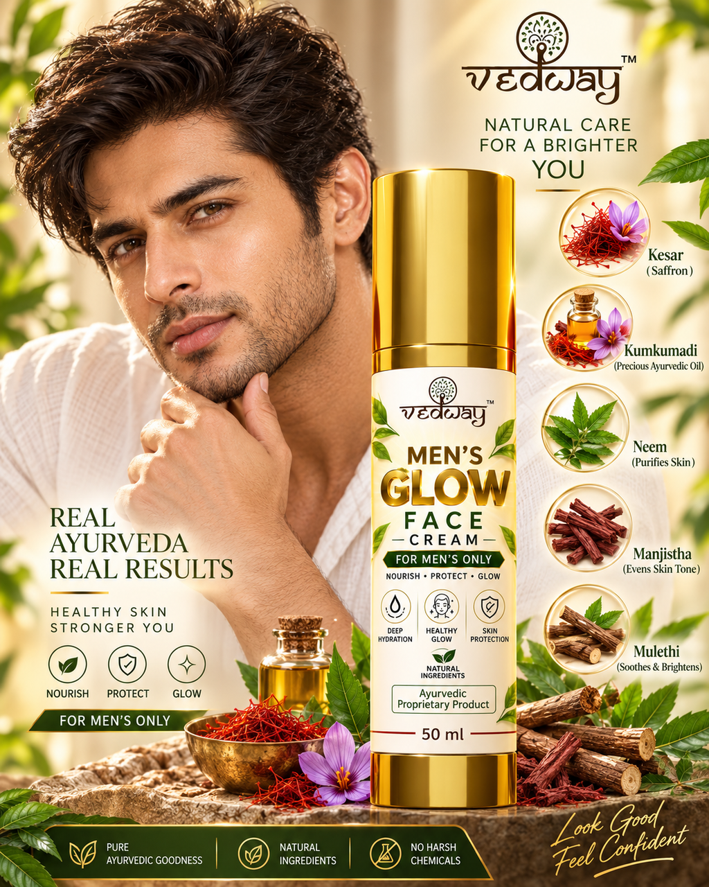 Vedway Men Glow Crem