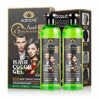 Mantra Black Hair Color Gel - Instant Gray Coverage in 5-10 Minutes