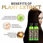 Mantra Dark Brown Hair Color Gel - Natural Gray Coverage in 5-10 Minutes