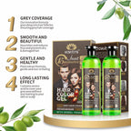 Mantra Dark Brown Hair Color Gel - Natural Gray Coverage in 5-10 Minutes