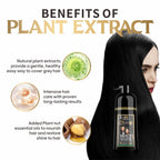 Mantra Rosemary Black Hair Color Shampoo - 3-in-1 Cleanse, Color & Condition