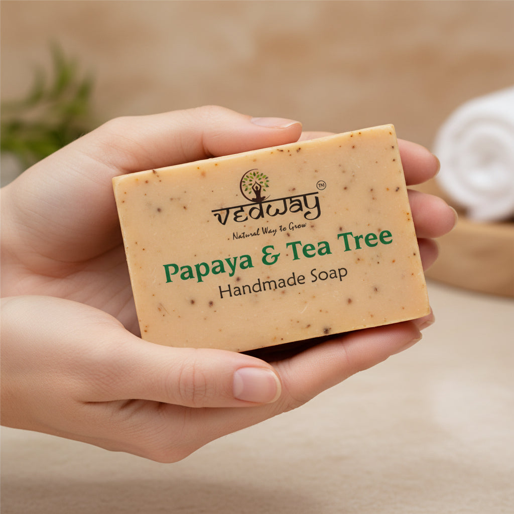 Vedway Papaya & Tea Tree Handmade Soap