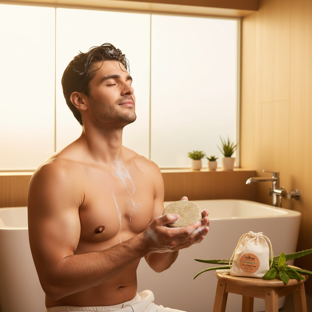 Male model lifestyle shot