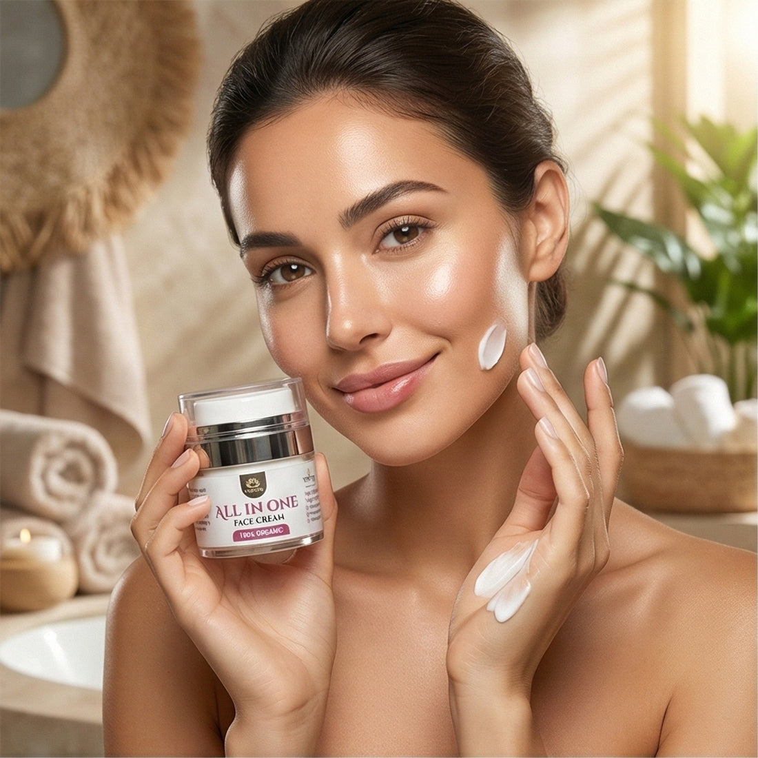 Complete Skincare Combo - Face Serum + Under Eye Cream + All-in-One Face Cream