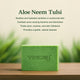 Vedway Neem Tulsi Aloe Vera Handmade Soap - Natural Antibacterial & Skin Purifying Bar