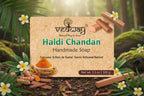 Vedway Haldi Chandan Handmade Soap - Turmeric & Sandalwood Bar