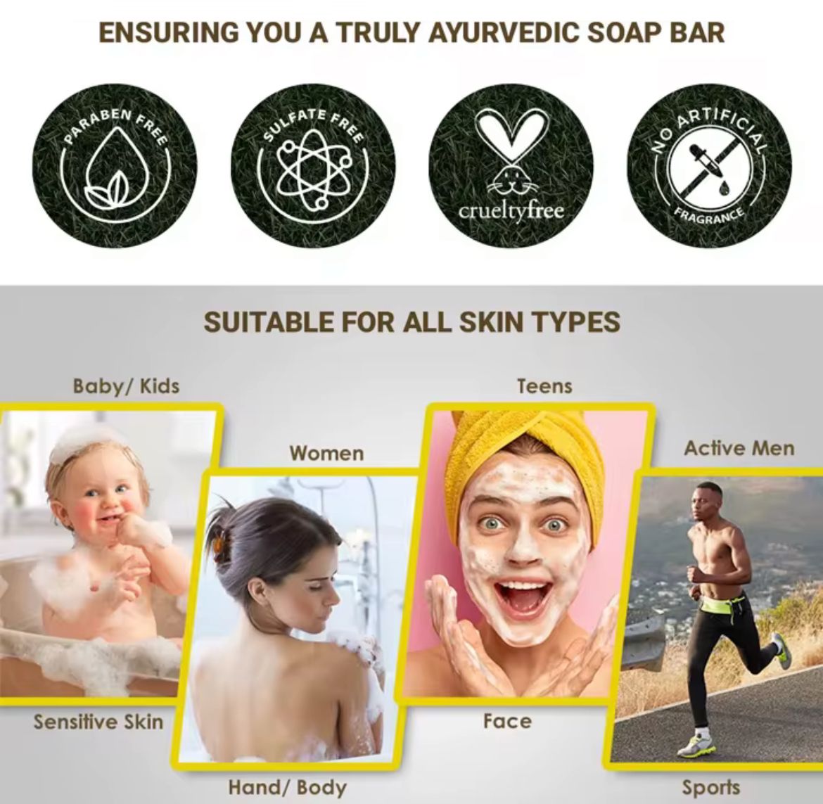 Vedway Neem Tulsi Aloe Handmade Soap