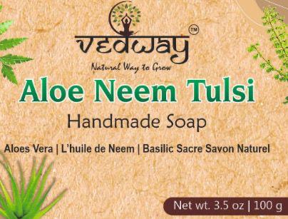 Vedway Neem Tulsi Aloe Handmade Soap